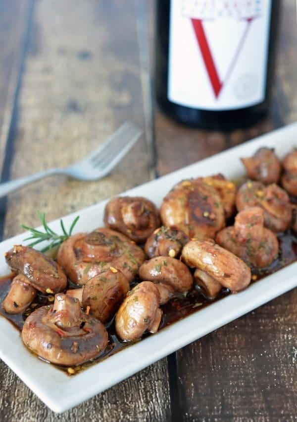 Sautéed Mushrooms in Red Wine Sauce - Foodie and Wine