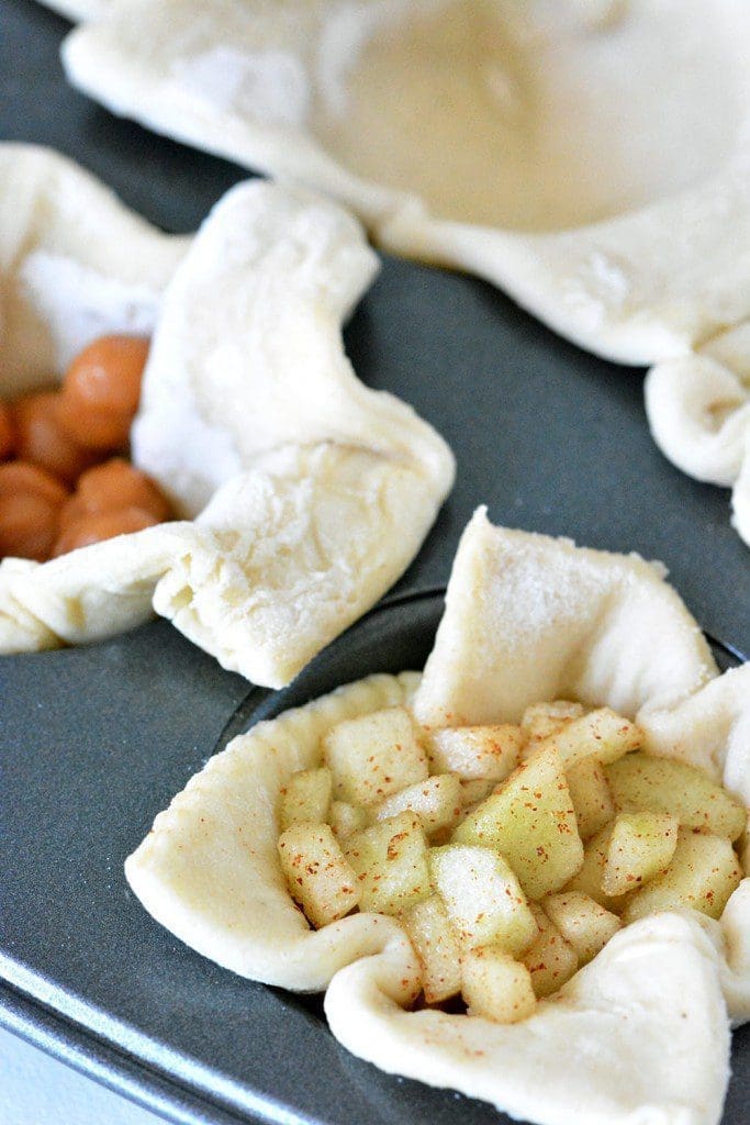 Caramel Apple Pie Bites