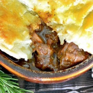30+ Beef Chuck Roast Recipes 20 Shepherd's pie recipe with sprig of rosemary.