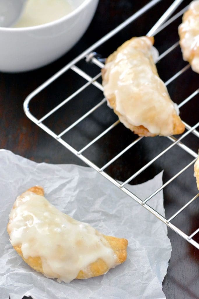 Apple Hand Pies on a cooling rack