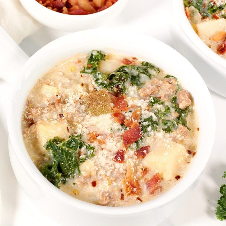 Olive Garden Soup Loaded Zuppa Toscana (Crockpot or Instant Pot)