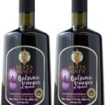 Picture of two bottles of high quality balsamic vinegar