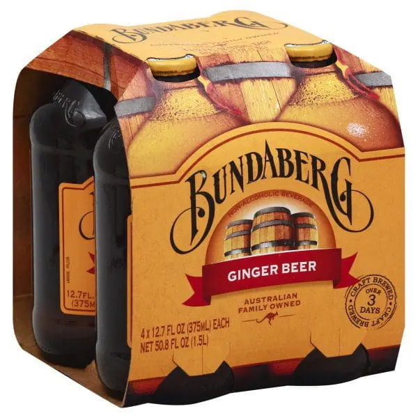 Product shot of Bundaberg Ginger Beer