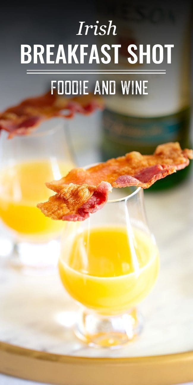 Irish Breakfast Shot With Candied Bacon