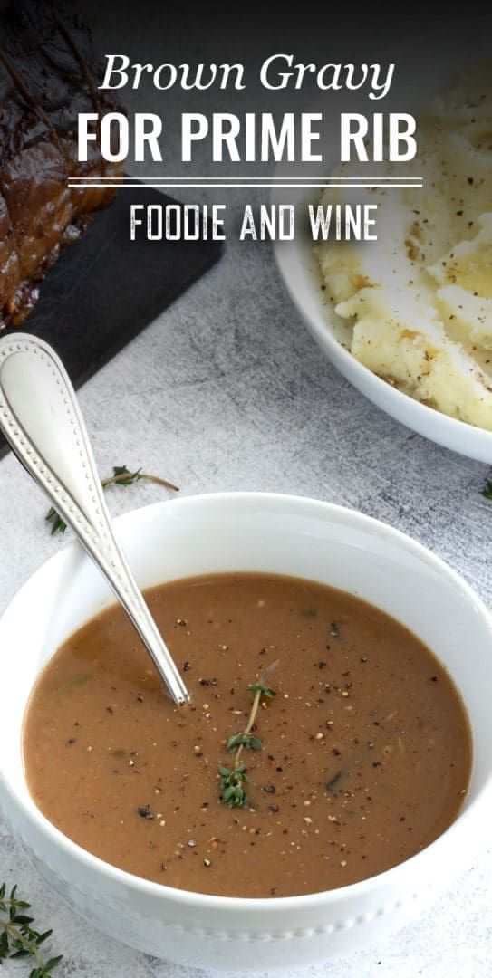Prime Rib Gravy No Drippings Required Foodie And Wine