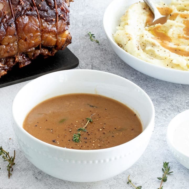 Prime Rib Gravy No Drippings Required Foodie And Wine