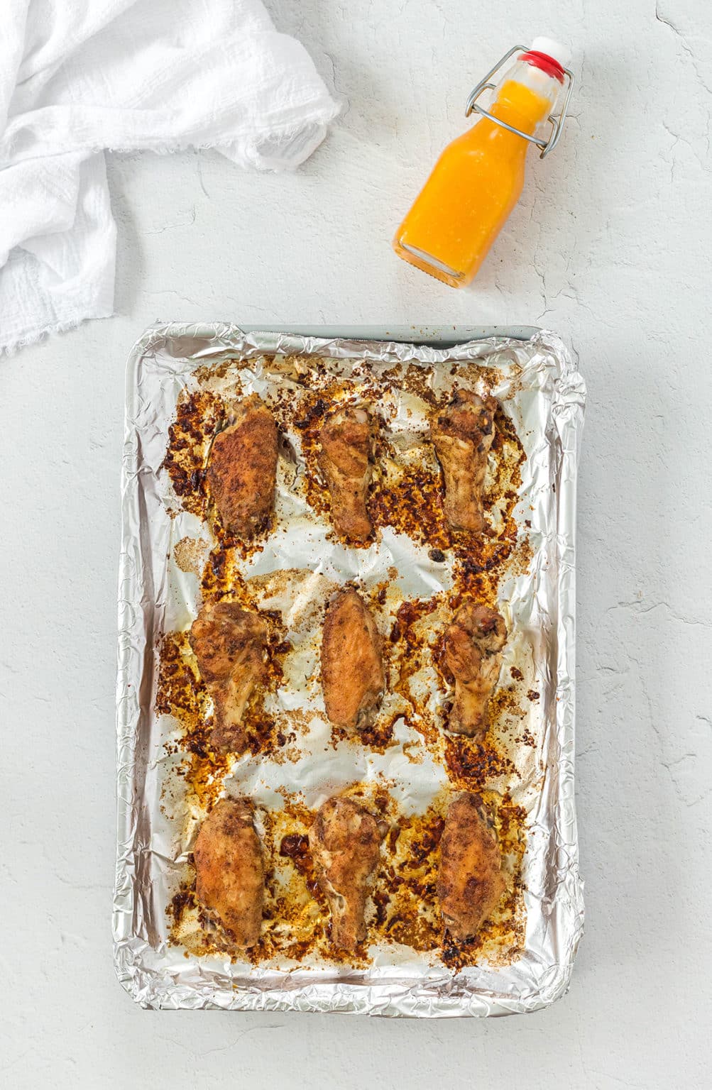 Crispy baked mango habanero wings better than wingstop 