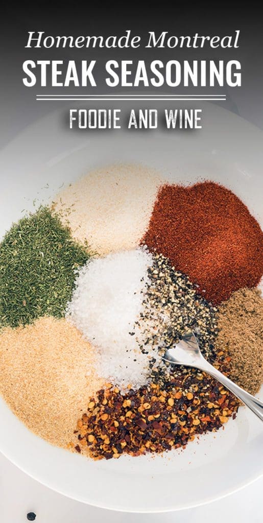 Pinterest graphic with spices on a plate saying