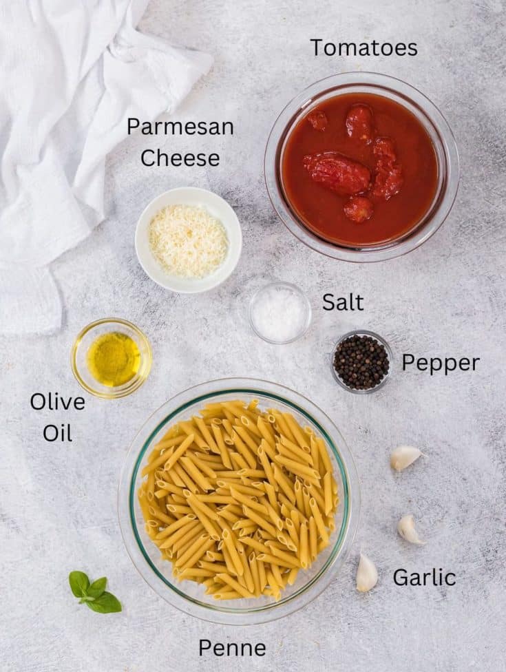 Easy Penne Pomodoro Pasta Recipe (Less Than 30 Minutes!)