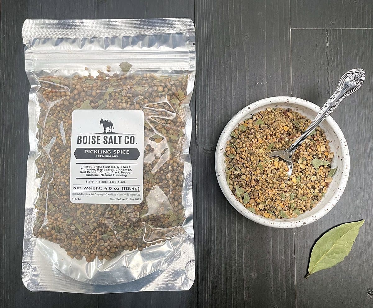 Side by side photo showing a store bought spice mix vs a homemade mix.