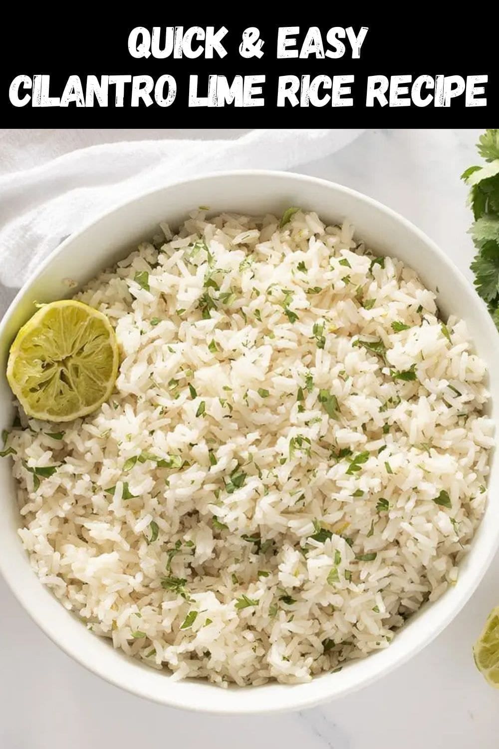 Cilantro Lime Rice (Rice Cooker or Stove Top)