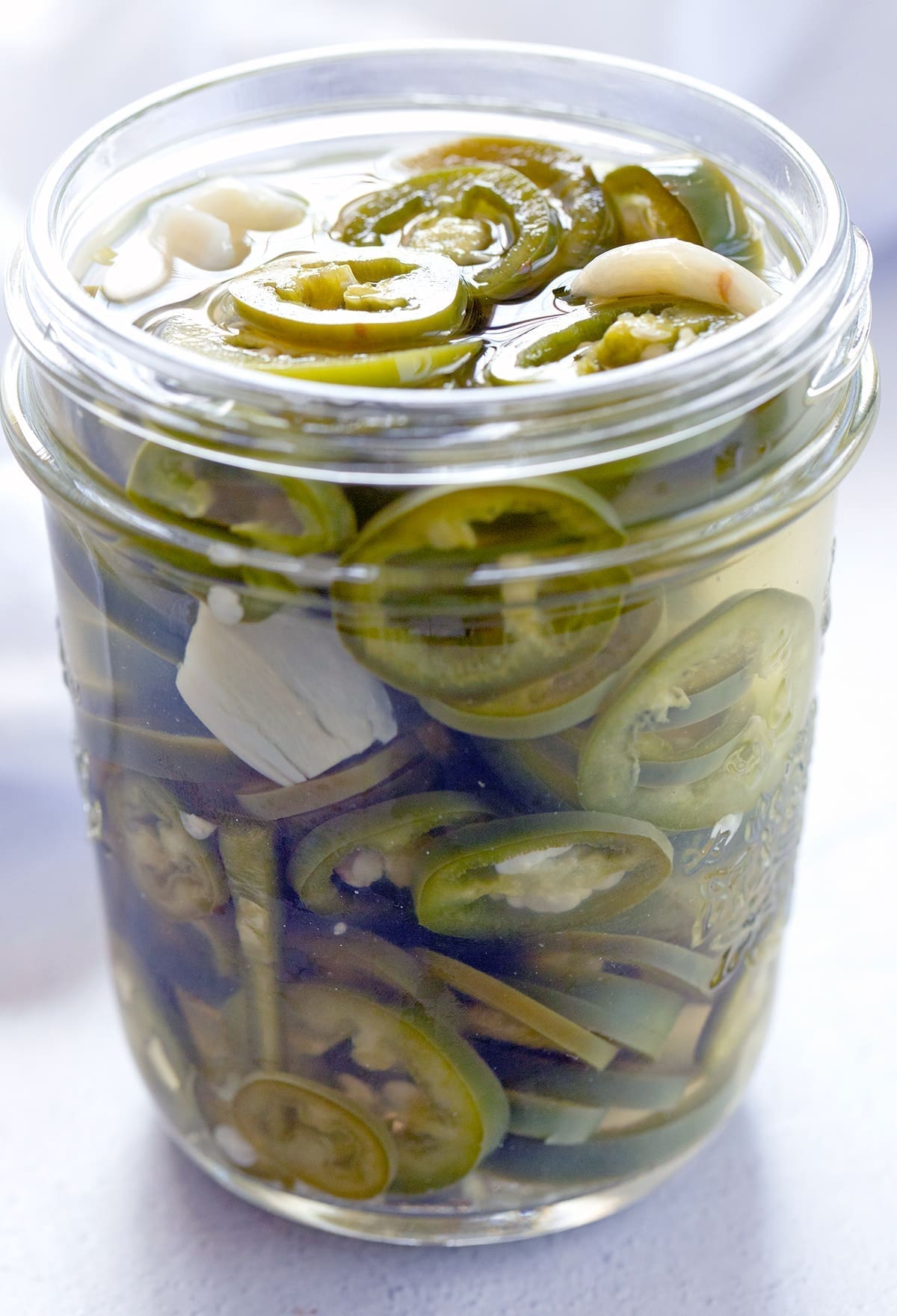 jar of pickled peppers.