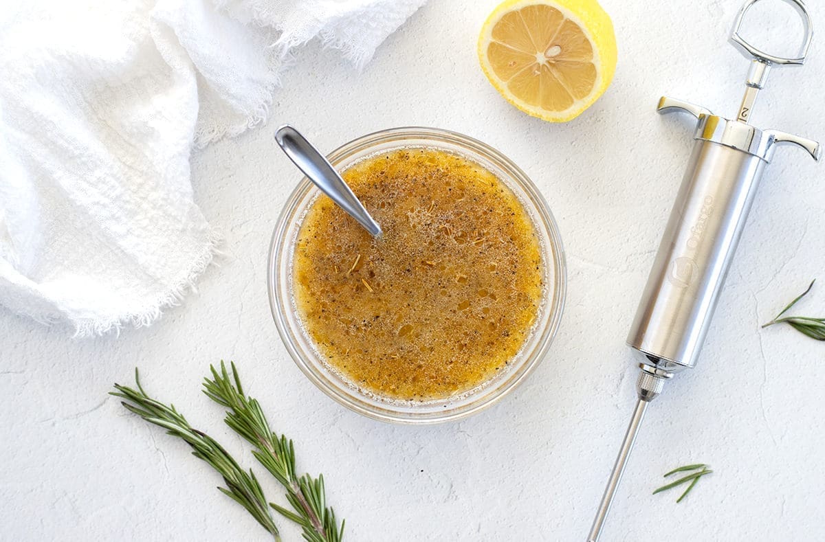 Turkey Injection Recipe (3 Flavor Options!)