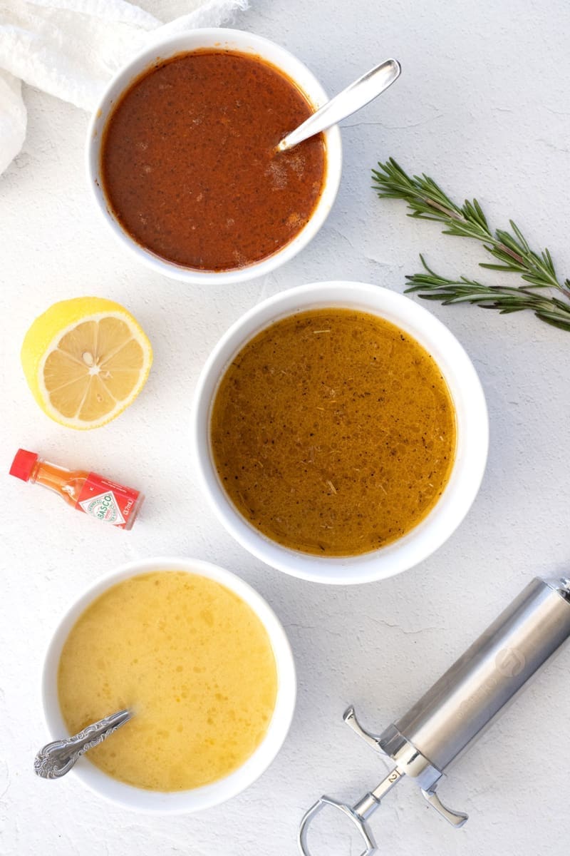Turkey Injection Recipe (3 Flavor Options!)