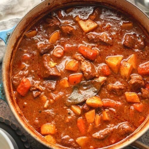 30+ Beef Chuck Roast Recipes 21 Curry beef stew in dutch oven.