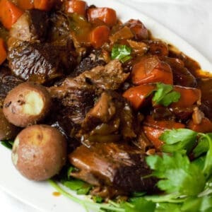 30+ Beef Chuck Roast Recipes 22 Pot roast with veggies and parsley.