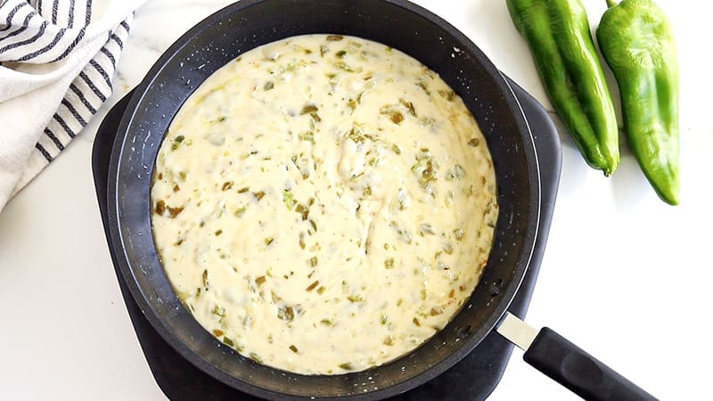 Torchy's Queso in a skillet.