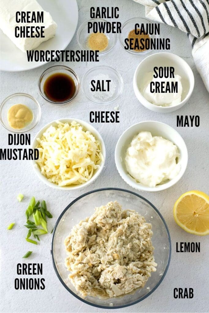 LABELED PHOTO OF A VARIETY OF WET INGREDIENTS.