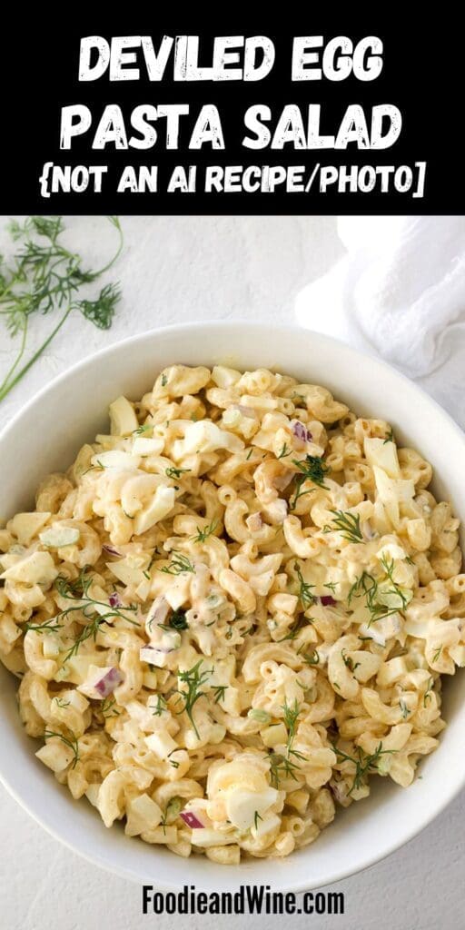 PINTEREST GRAPHIC FOR Macaroni Salad.